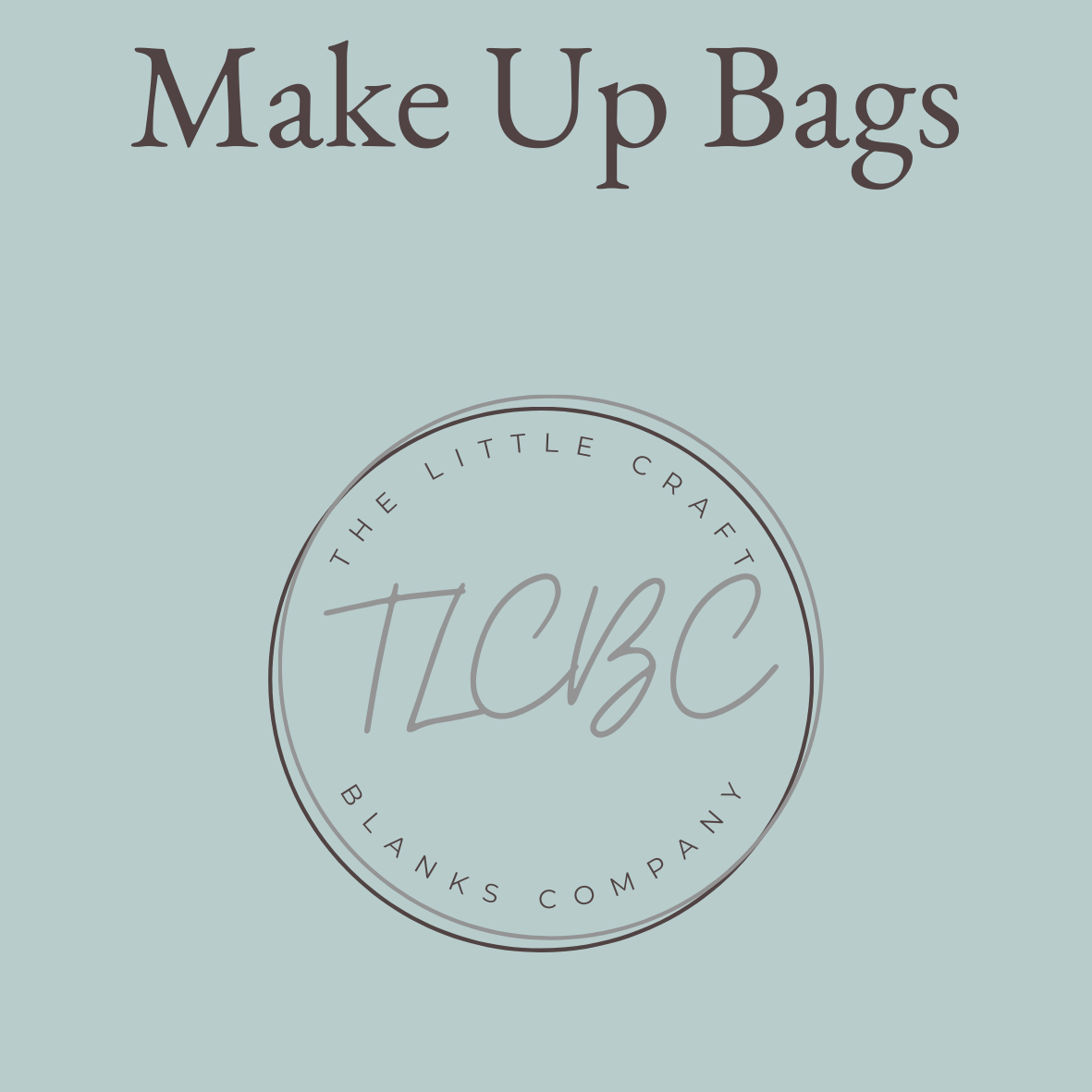 Boutique Make Up Bag - Large & Small