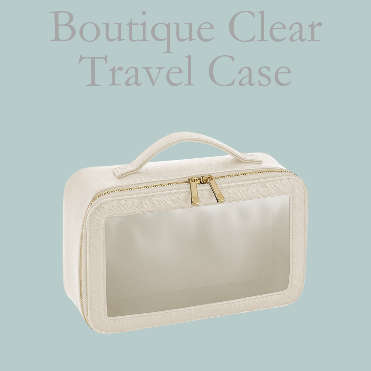 Boutique Clear Travel Case