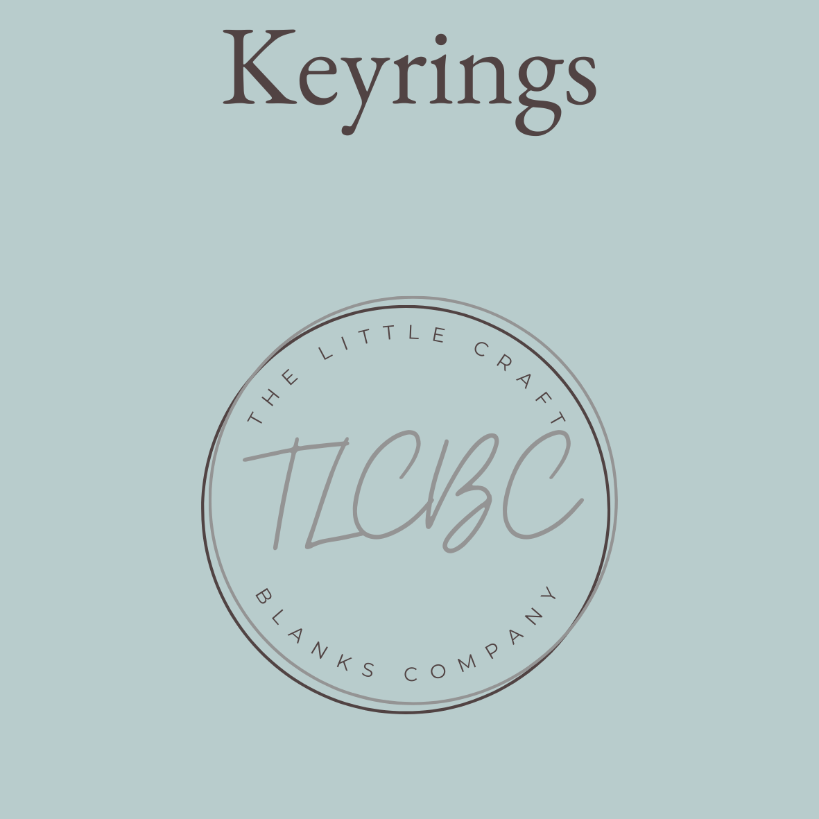 Boutique Keyring - Rectangle