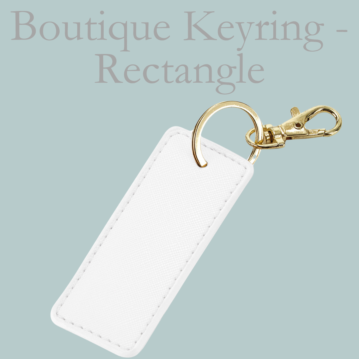 Boutique Keyring - Rectangle