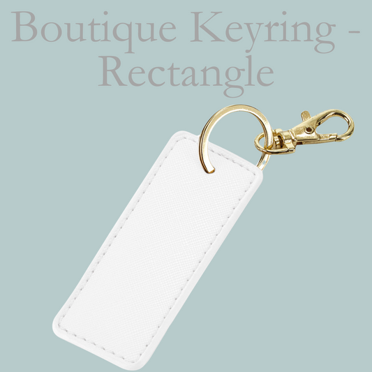 Boutique Keyring - Rectangle